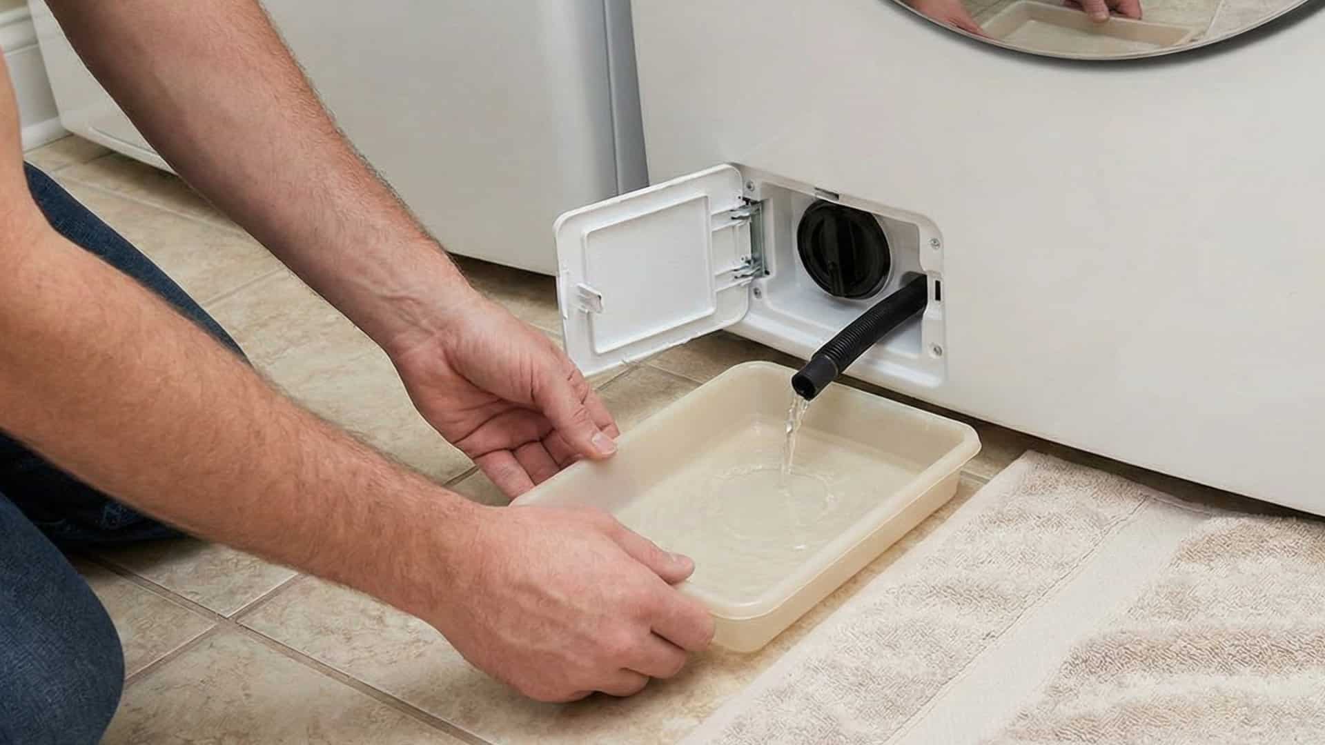 Featured image for “How To Fix a GE Front Load Washer That Is Not Draining Properly”